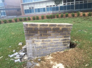 Finished brickwork
