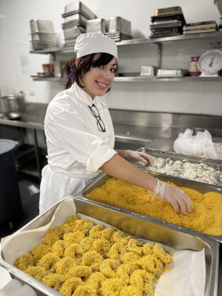 Skills in preparation for a busy kitchen.