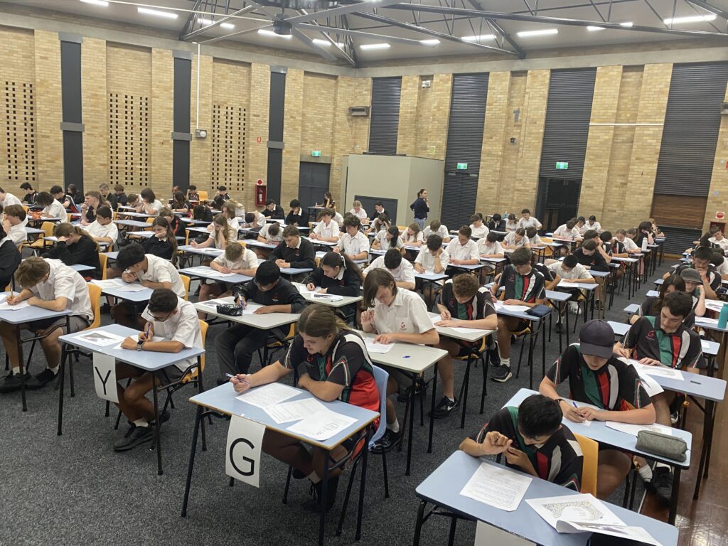 Our students working hard in their Academic Competitions