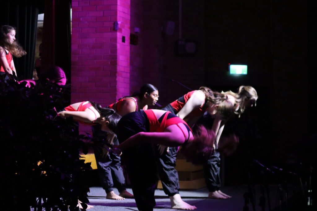Performing Arts dancers captivate the audience with powerful movement, precision and expressive storytelling.