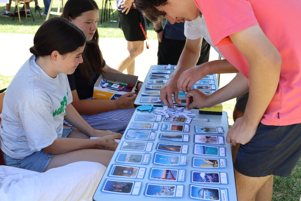 Students Engaged in Hands On Learning Through Interactive Multicultural Activities