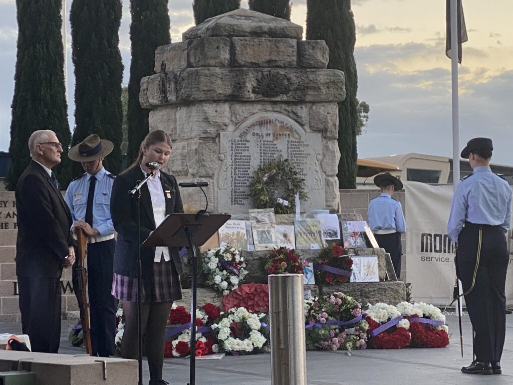 Our Prefects proudly represented Gymea Technology at the Miranda RSL Dawn Service commemorations.