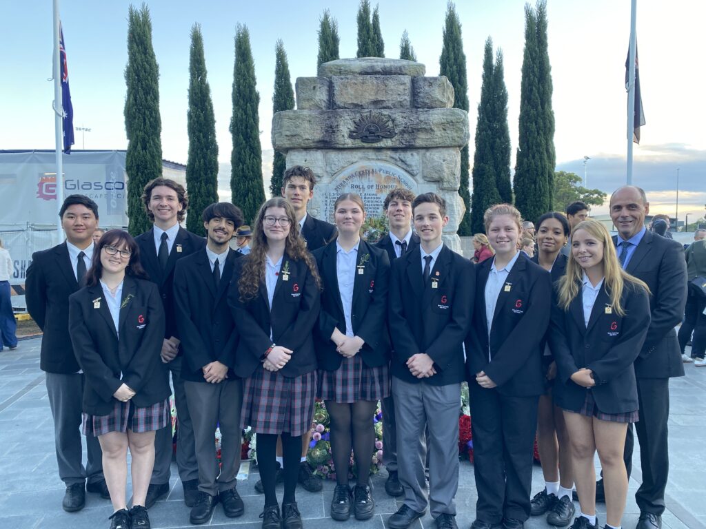 Prefect leaders respectfully represented Gymea Technology at the Miranda RSL Dawn Service gathering.
