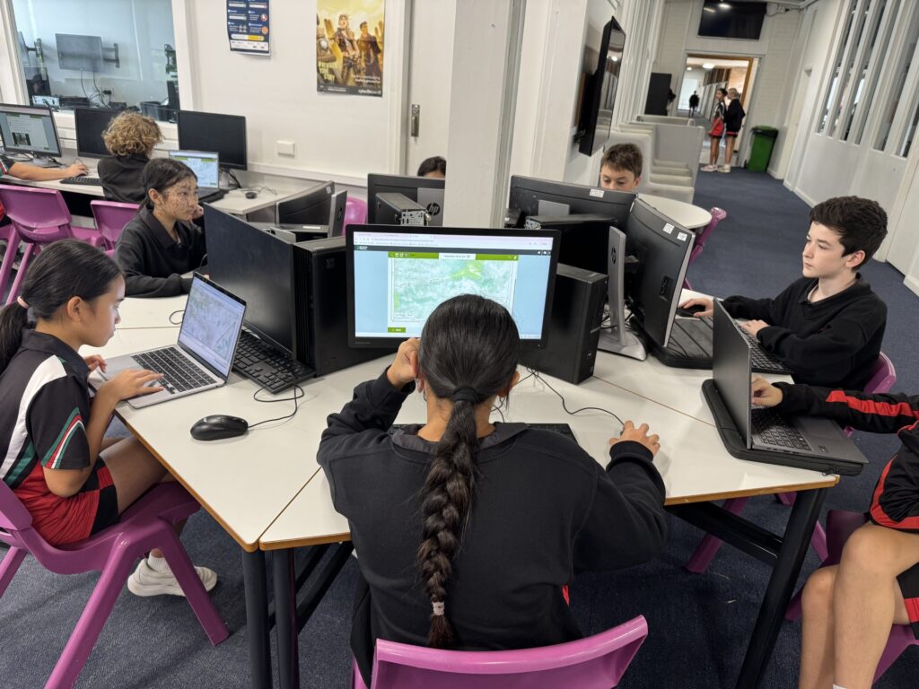 Students demonstrated collaboration and critical thinking during the Australian Geography Competition at Gymea Technology.