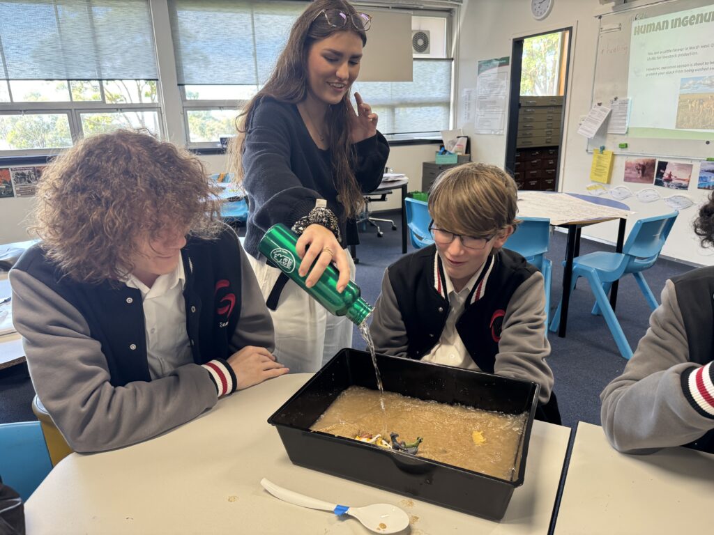 Students tested resilient refuge mound designs, demonstrating innovation, teamwork, and outstanding problem-solving under realistic conditions.