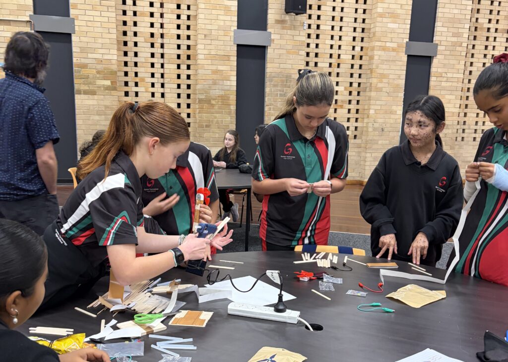 Focused teamwork and creative thinking transformed ideas into impressive engineering projects during this engaging STEM challenge.