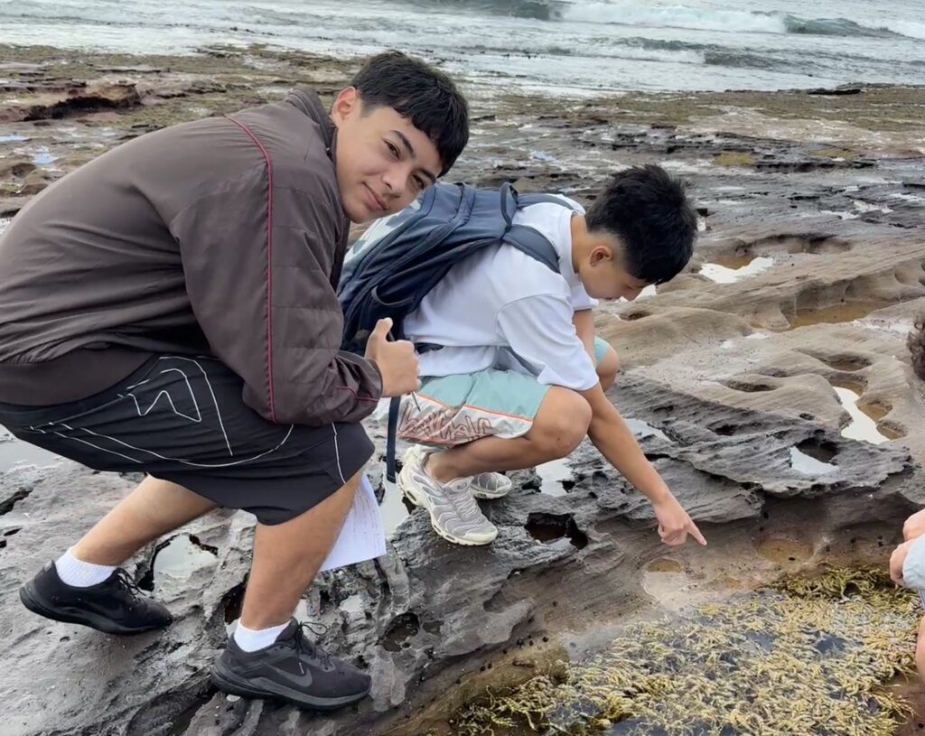 Year 11 Students demonstrate scientific inquiry and teamwork while investigating marine biodiversity