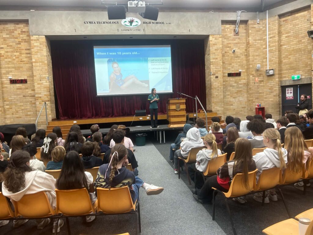 Year 8 engaged enthusiastically as Alex Croak inspired excellence, teamwork, resilience, and future success through sport.