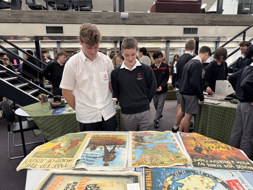 Students enthusiastically explored authentic historical displays, demonstrating curiosity, engagement, and outstanding commitment to learning.